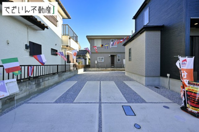 【前面道路含む現地写真】 | GRAFARE久喜市菖蒲16期　新築住宅 | 現地(2025年10月撮影)