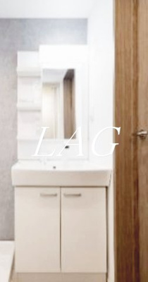 【洗面所】 | アザーレ・パッシオ新百合ヶ丘B | 独立洗面台です。（同仕様設備です）