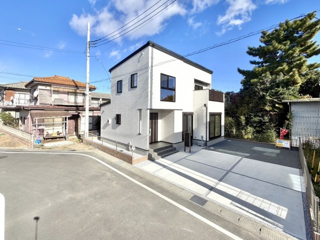 【新築戸建】前橋市下細井町の外観|■外観｜土日のご見学はもちろん、平日・夜間のご案内も大歓迎です♪「今から見たい」や「仕事終わりに見たい」にもご対応できますのでお気軽にお問い合わせください♪