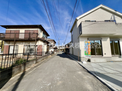 【前面道路含む現地写真】 | 駿東郡長泉町下土狩 新築一戸建て A号棟 | 前面道路含む現地写真です