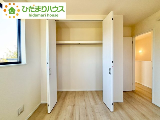 野田市堤台281番2　新築戸建　F号棟の収納|ハンガーパイプ付でお洋服の出し入れもラクラクです！						
