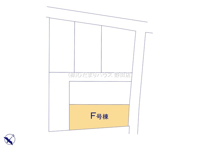 野田市堤台281番2　新築戸建　F号棟の区画図|北東3.53ｍ公道