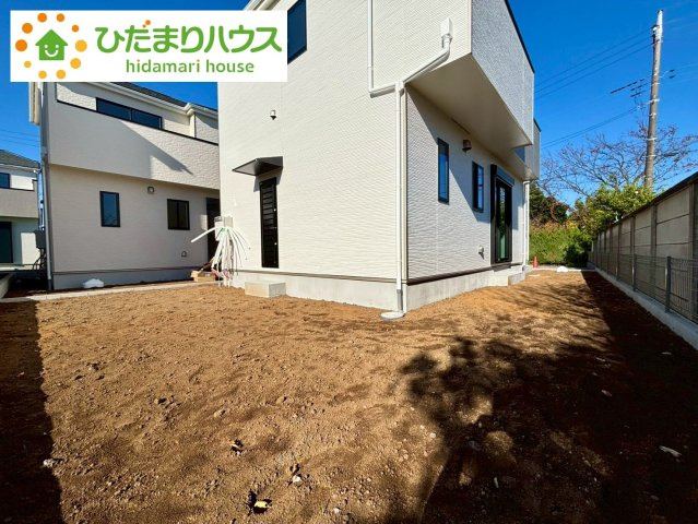 野田市堤台281番2　新築戸建　F号棟の庭|お庭付物件になります！お庭遊びや、プールなどお子様も大喜び(^^)						
