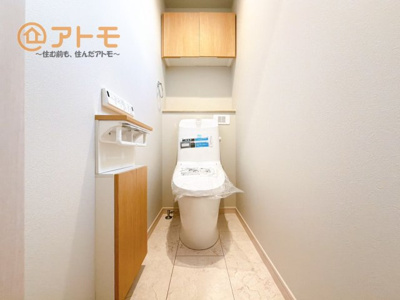 【トイレ】 | 三島市谷田　新築一戸建て　3号棟 | ２つトイレがあるので朝も混みあわずに使うことができます！