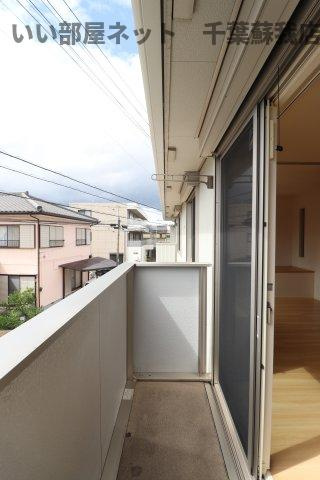 ストリームのバルコニー|バルコニー付きです
