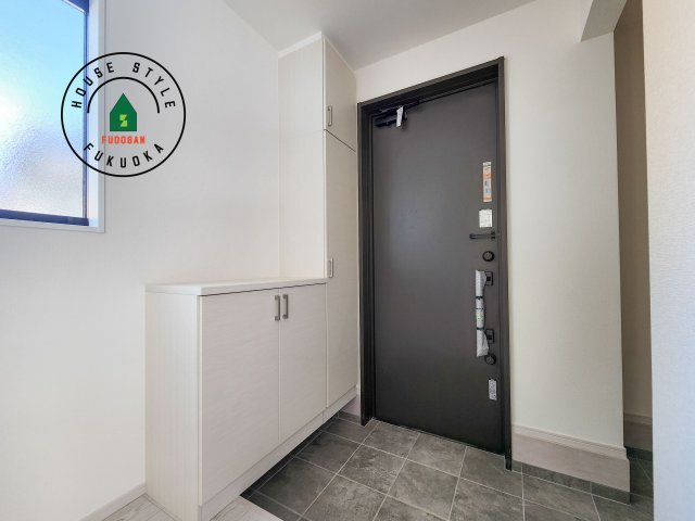 福岡市南区鶴田4丁目第4-3棟（3号棟）の防犯設備|二重ロックでしっかり防犯対策ができます。