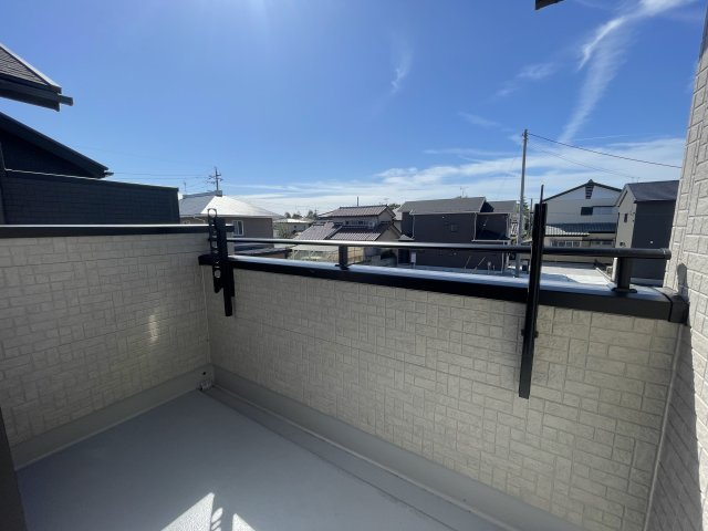 【新築戸建】高崎市新町のバルコニー