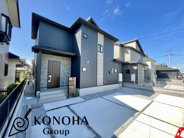 【新築戸建】高崎市新町の外観|内覧の際は「027-386-8693」もしくはスーモからご気軽にお問い合わせください♪