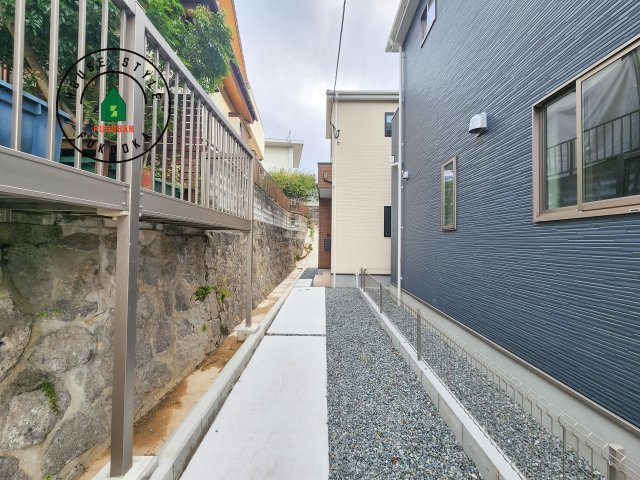 福岡市中央区小笹4丁目第1-2棟（1号棟）の外観|デザイン性のある外観です。