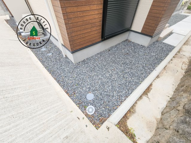 福岡市中央区小笹4丁目第1-2棟（1号棟）の庭|お庭で自由な時間を過ごせます。