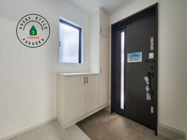 福岡市中央区小笹4丁目第1-2棟（1号棟）の防犯設備|二重ロックでしっかり防犯対策ができます。