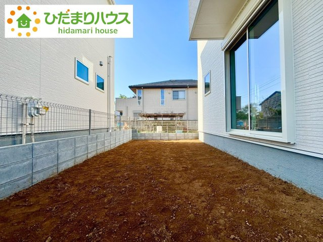 野田市中根2期　新築戸建　1号棟の庭|お子様の元気なお外遊びも、自宅のお庭なら安心ですね(^^♪						
