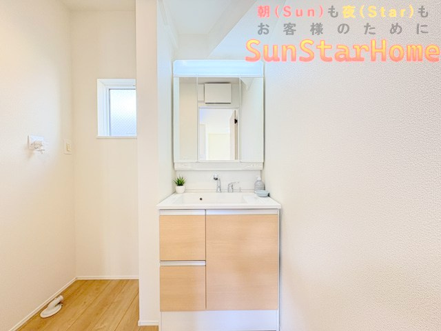 【サンスターホーム】瑞穂町むさし野2丁目　新築1邸の独立洗面台