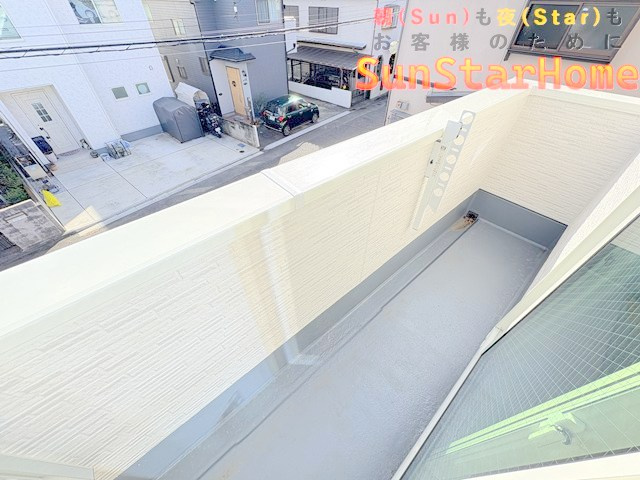 【サンスターホーム】瑞穂町むさし野2丁目　新築1邸のバルコニー