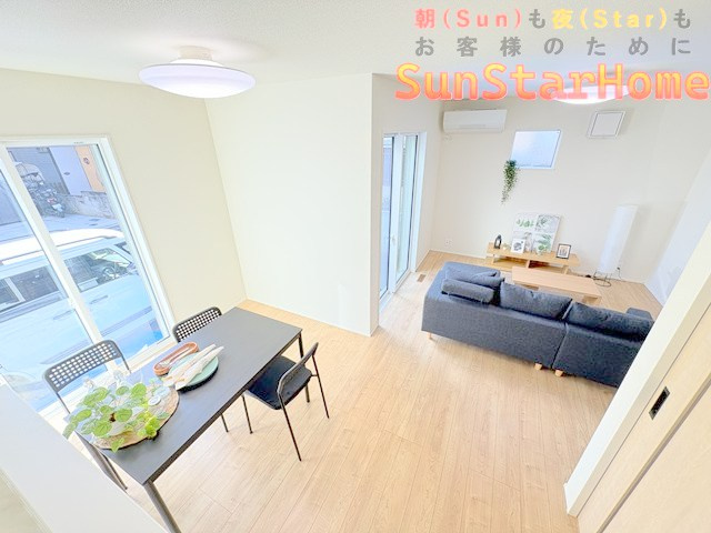 【サンスターホーム】瑞穂町むさし野2丁目　新築1邸の居間・リビング