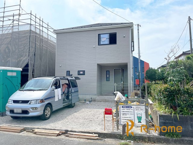水戸市元吉田町第23　新築戸建て　1号棟の外観|ご予約を頂ければ、『平日』はもちろん『早朝』や『夜間』もご見学可能です♪お気軽にお申し付けください♪