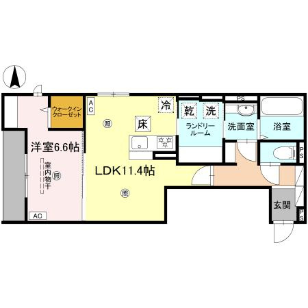 トリシア北巽の間取り