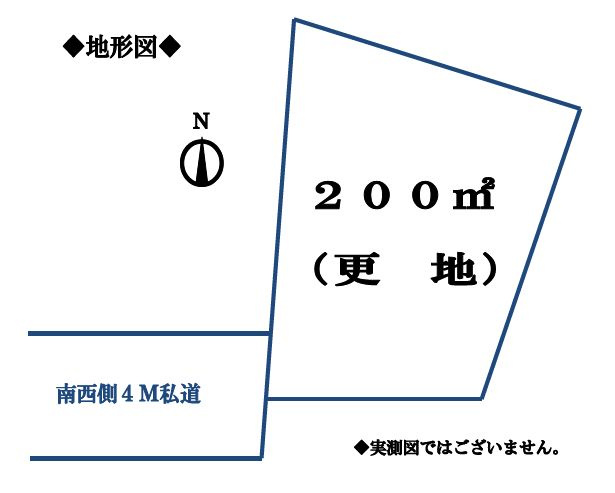【サンスターホーム】あきる野市雨間　売地の土地図