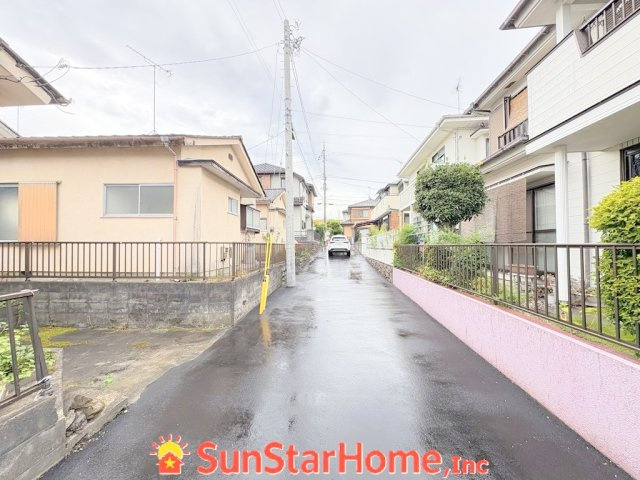 【サンスターホーム】あきる野市雨間　売地の前面道路含む現地写真