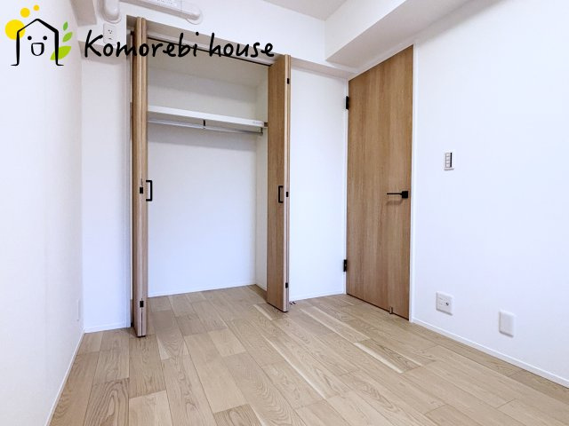 ベルヴィル大宮Aの寝室|クローゼットがあるのですっきり空間を作れます