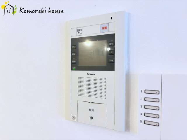 ベルヴィル大宮Aの設備|TVモニター付きインターフォンです