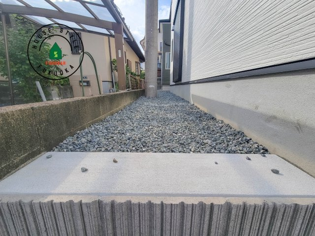 福岡市城南区樋井川7丁目第2-4棟（1号棟）の庭|お庭で自由な時間を過ごせます。