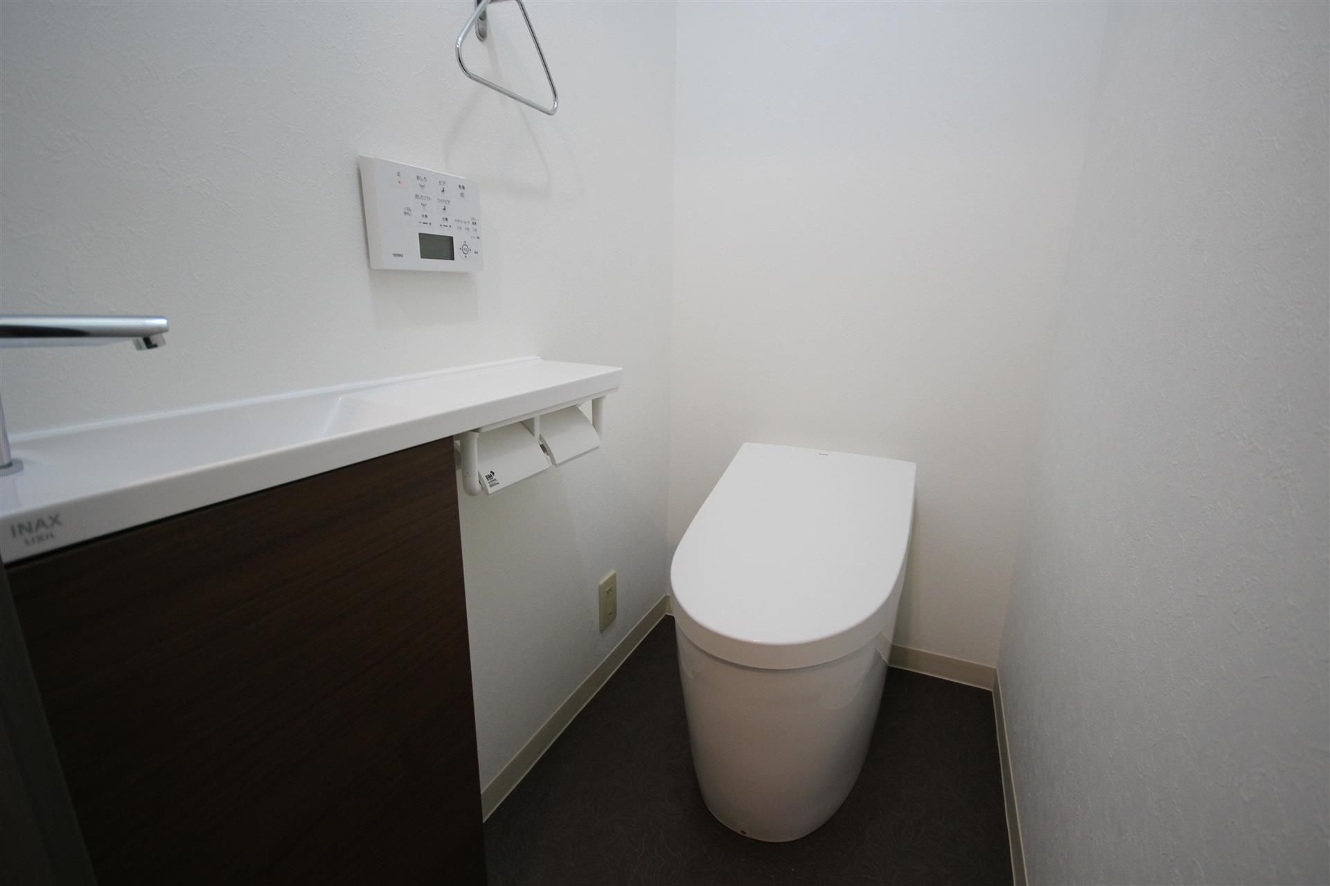 トーカン久留米駅東Ⅱキャステールのトイレ|シンプルで使いやすいトイレです