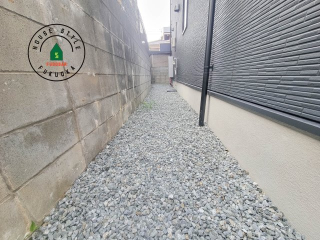 福岡市城南区樋井川7丁目第2-4棟（3号棟）の庭|お庭で自由な時間を過ごせます。