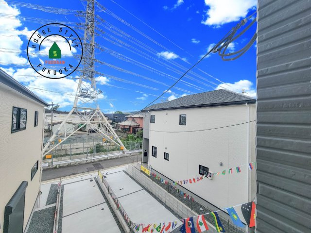 福岡市城南区樋井川7丁目第2-4棟（3号棟）の展望|窓から緑が見える物件も魅力的です。