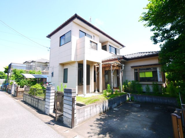 東金市大沼田　中古戸建の外観|内外装リフォーム済み令和8年1月 平成7年4月築 ３DK  裏庭で菜園BBQが可能です。閑静な分譲地