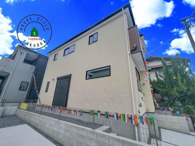 福岡市城南区樋井川7丁目第2-4棟（4号棟）の外観|デザイン性のある外観です。