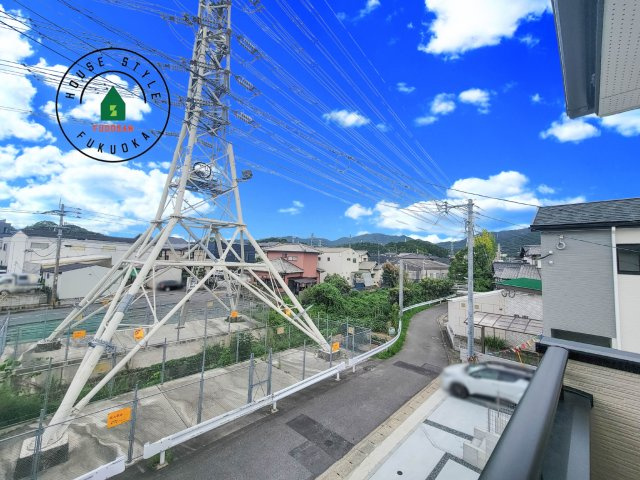 福岡市城南区樋井川7丁目第2-4棟（4号棟）の展望|窓から緑が見える物件も魅力的です。