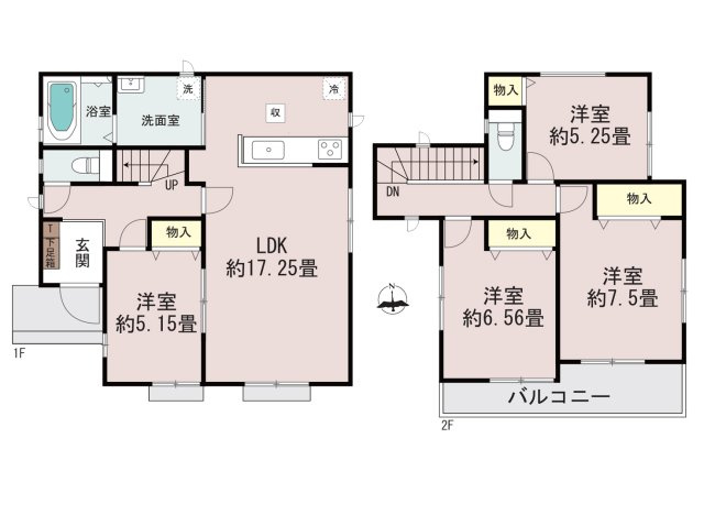 春日井市東神明町（全1棟）の間取り