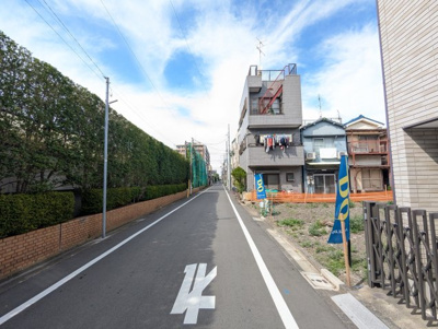 【前面道路含む現地写真】 | 江戸川区平井４丁目の売地