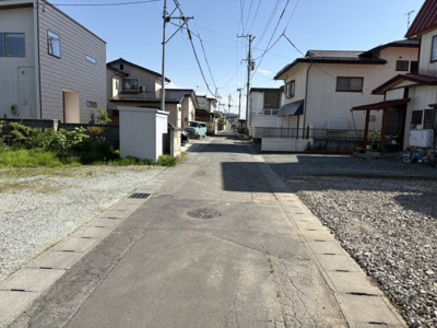 【外観】 | 天童市柏木町1丁目【売地】 | 前面道路