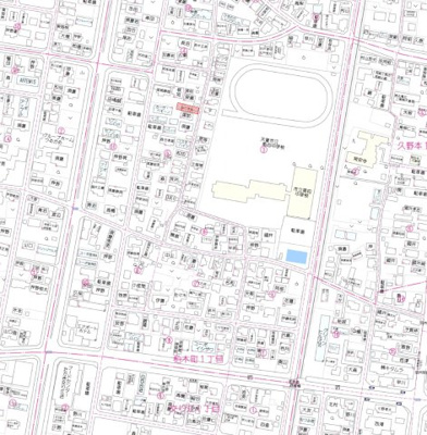 【地図】 | 天童市柏木町1丁目【売地】 | 案内図