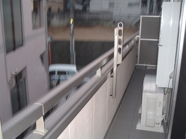 コンフォートハウスのバルコニー