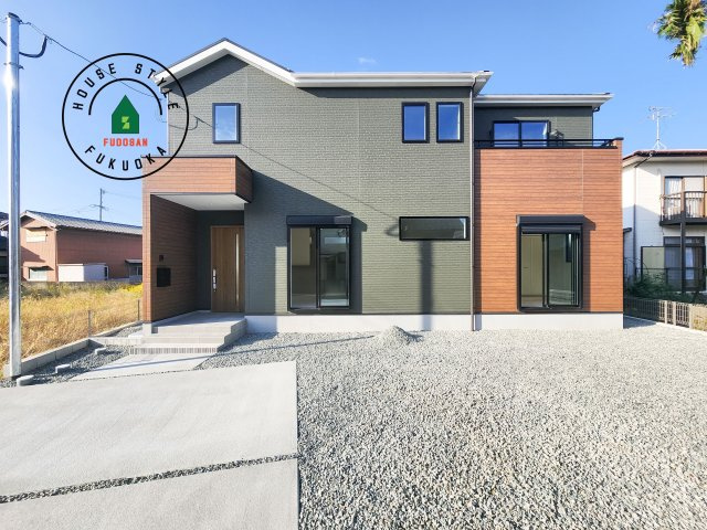 福岡市西区太郎丸2丁目第2-1棟（1号棟）の外観|デザイン性のある外観です。