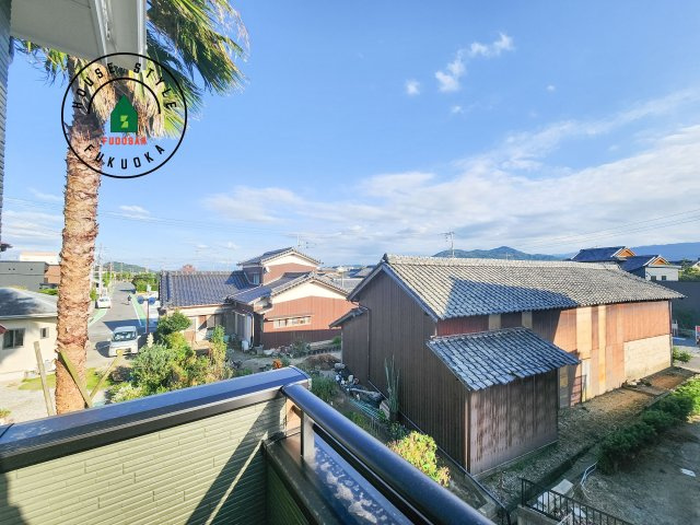 福岡市西区太郎丸2丁目第2-1棟（1号棟）の展望|窓から緑が見える物件も魅力的です。