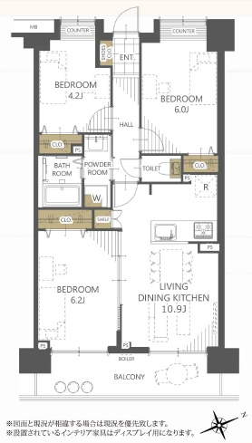 【間取り】 | ベルポート朝霞弐番館 | ３LDK