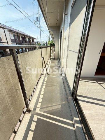 サンプレタ大畑のバルコニー|陽当たり良好なバルコニーです