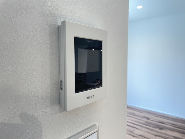 【防犯設備】 | 【新築分譲住宅】天童市柏木町二丁目　全3棟 | モニター付きインターホン搭載しております！