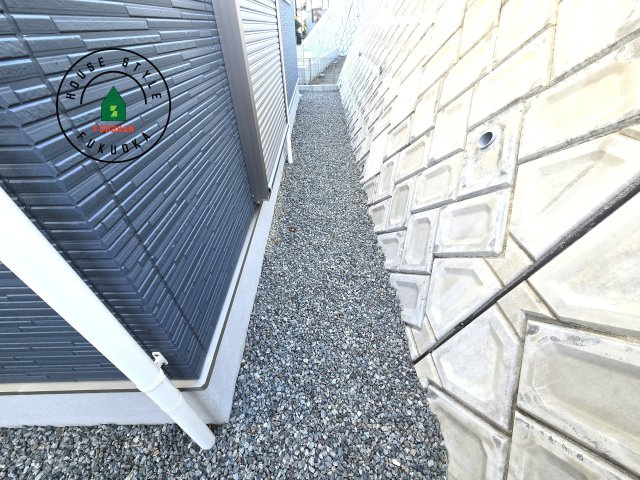 福津市福間南1丁目第3-2棟（2号棟）の庭|お庭で自由な時間を過ごせます。