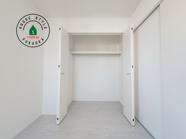 福津市光陽台6丁目第1-1棟（1号棟）の内観：施工例|大きなスペースがあり、収納には困りません。