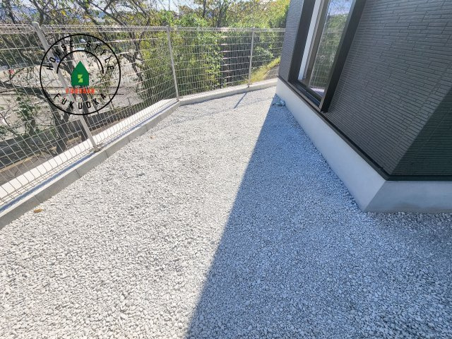 糟屋郡志免町王子3丁目第2-2棟（2号棟）の庭|お庭で自由な時間を過ごせます。