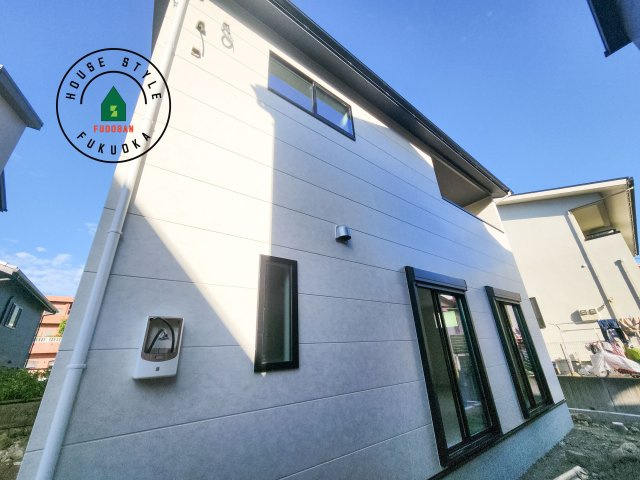 糟屋郡宇美町宇美中央1丁目第3-6棟(2号棟)の外観|デザイン性のある外観です。