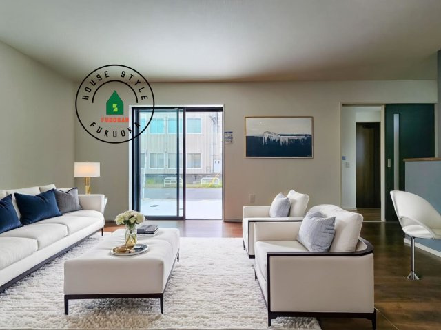 糟屋郡志免町南里2丁目第1-3棟（2号棟）の居間・リビング|多くの時間を過すことになるリビングだからこそ、いつも穏やかな空間・解放感が味わえ毎日が充実します。