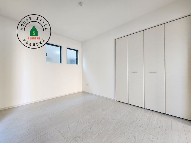 糟屋郡宇美町宇美中央1丁目第3-6棟(3号棟)の和室|将来的に、琉球畳を引きまして和室風にすることも可能です。