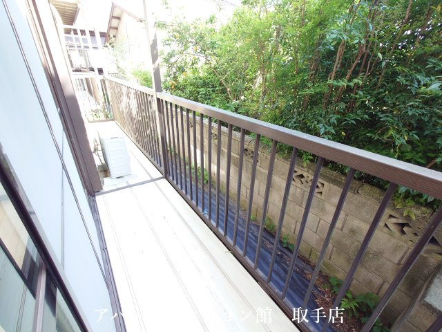 コーポ山利のバルコニー