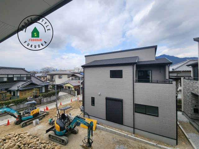 糟屋郡宇美町宇美中央1丁目第3-6棟(4号棟)の展望|窓から緑が見える物件も魅力的です。